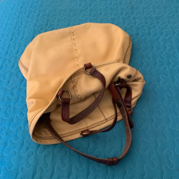 Lucky Brand -Genuine Leather Yellow Bag - Picture 13 of 14
